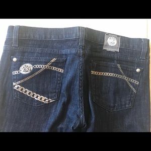 Rock & Republic boot cut dark denim jeans